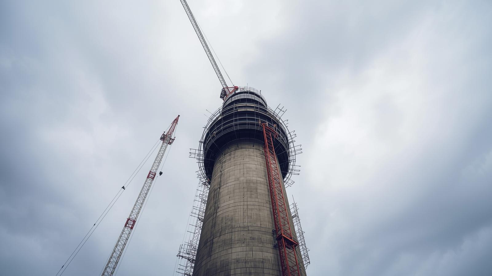 Power Plant Chimney Construction